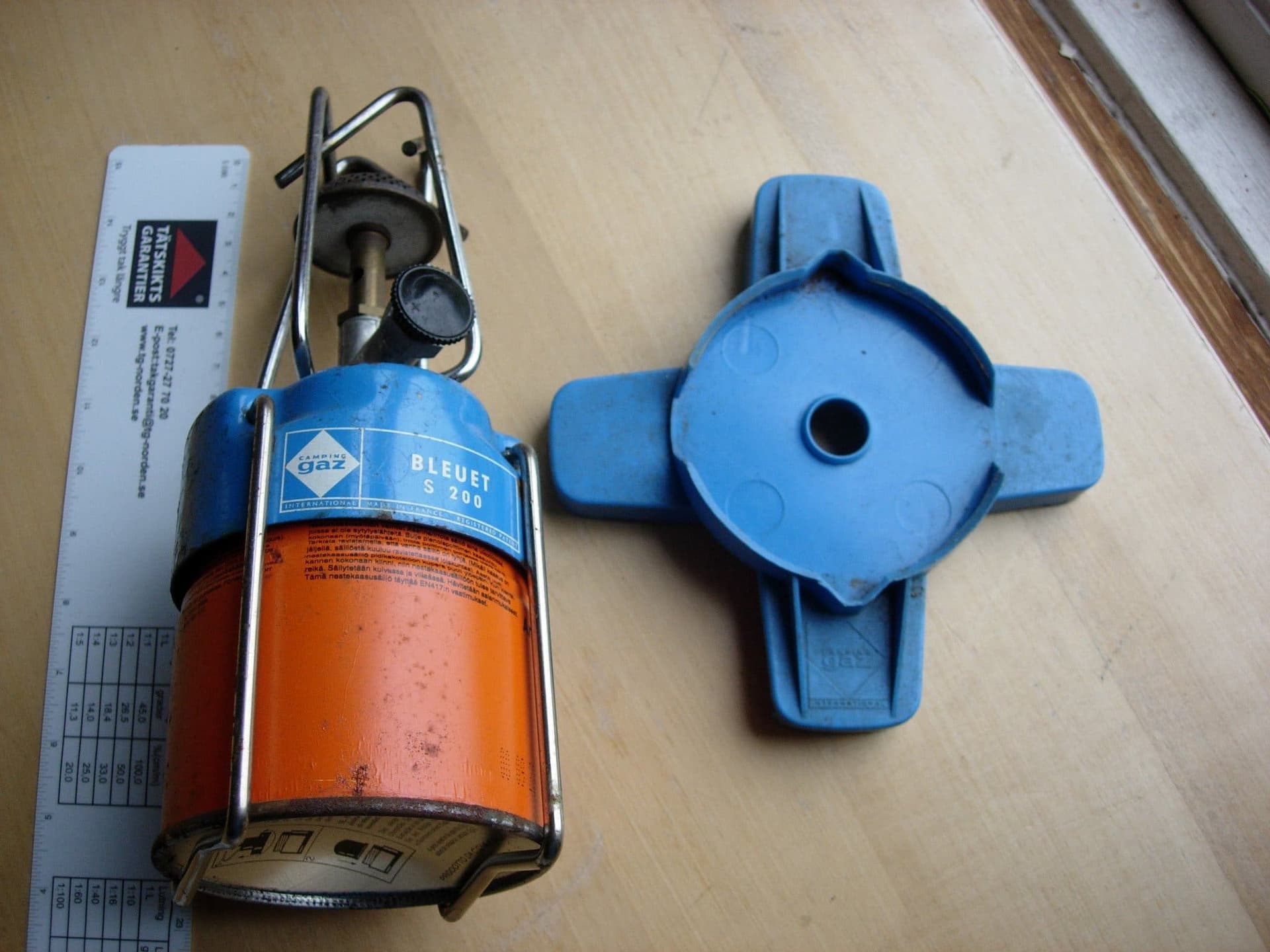 Vintage Campingaz Bleuet S 200 Gasolkök köptes ca mitten på -70talet fungerar