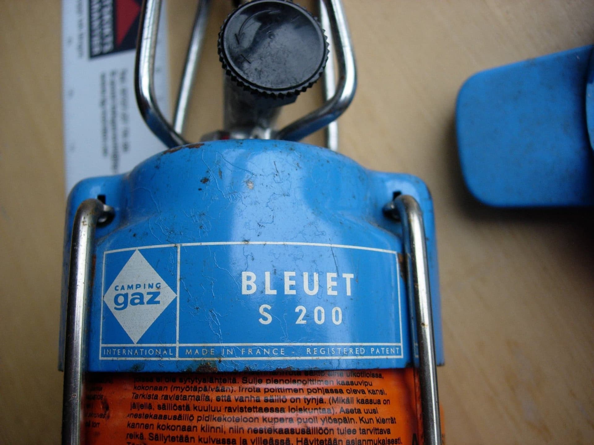 Vintage Campingaz Bleuet S 200 Gasolkök köptes ca mitten på -70talet fungerar