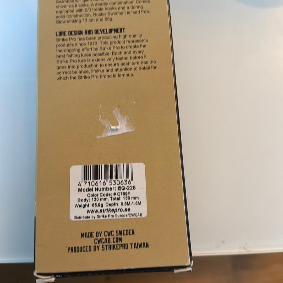 Strike Pro Buster Swimbait - 130 mm