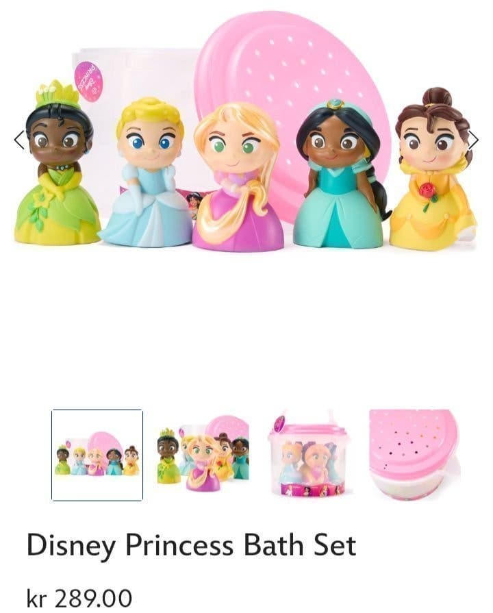 Disney Princess stora baddockor Badset
