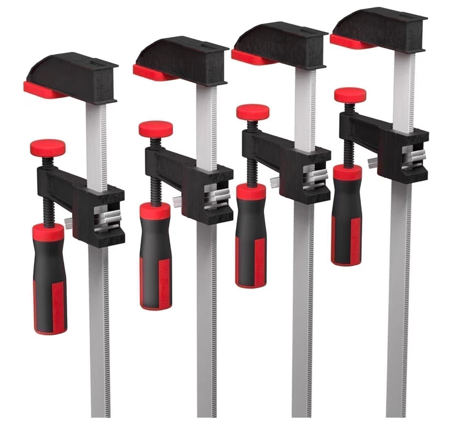 F-Klämmor, 4 st 350mm F Clamps for Woodworking, 4Pcs