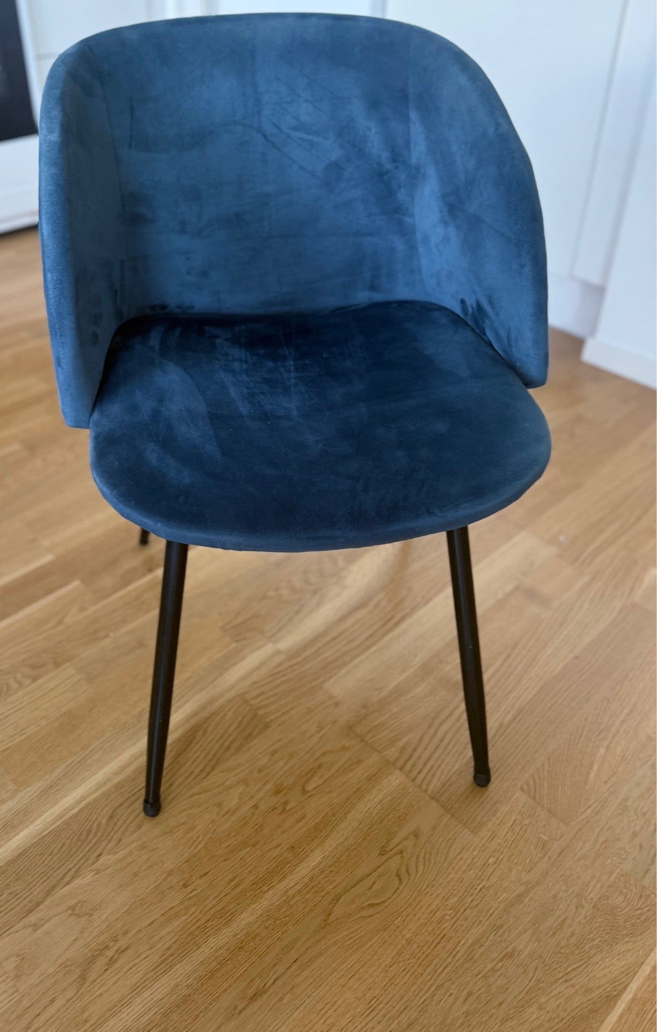 4 st Matstol blå