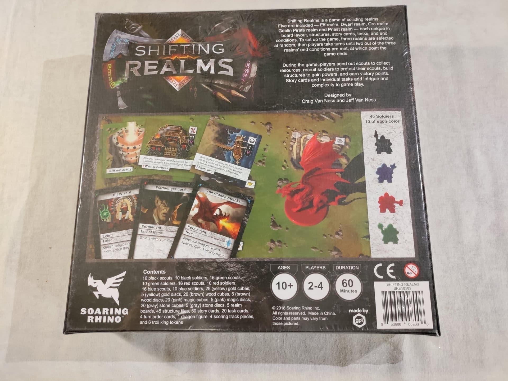 SHIFTING REALMS - Fantasy Adventure Game (New & Unopen)