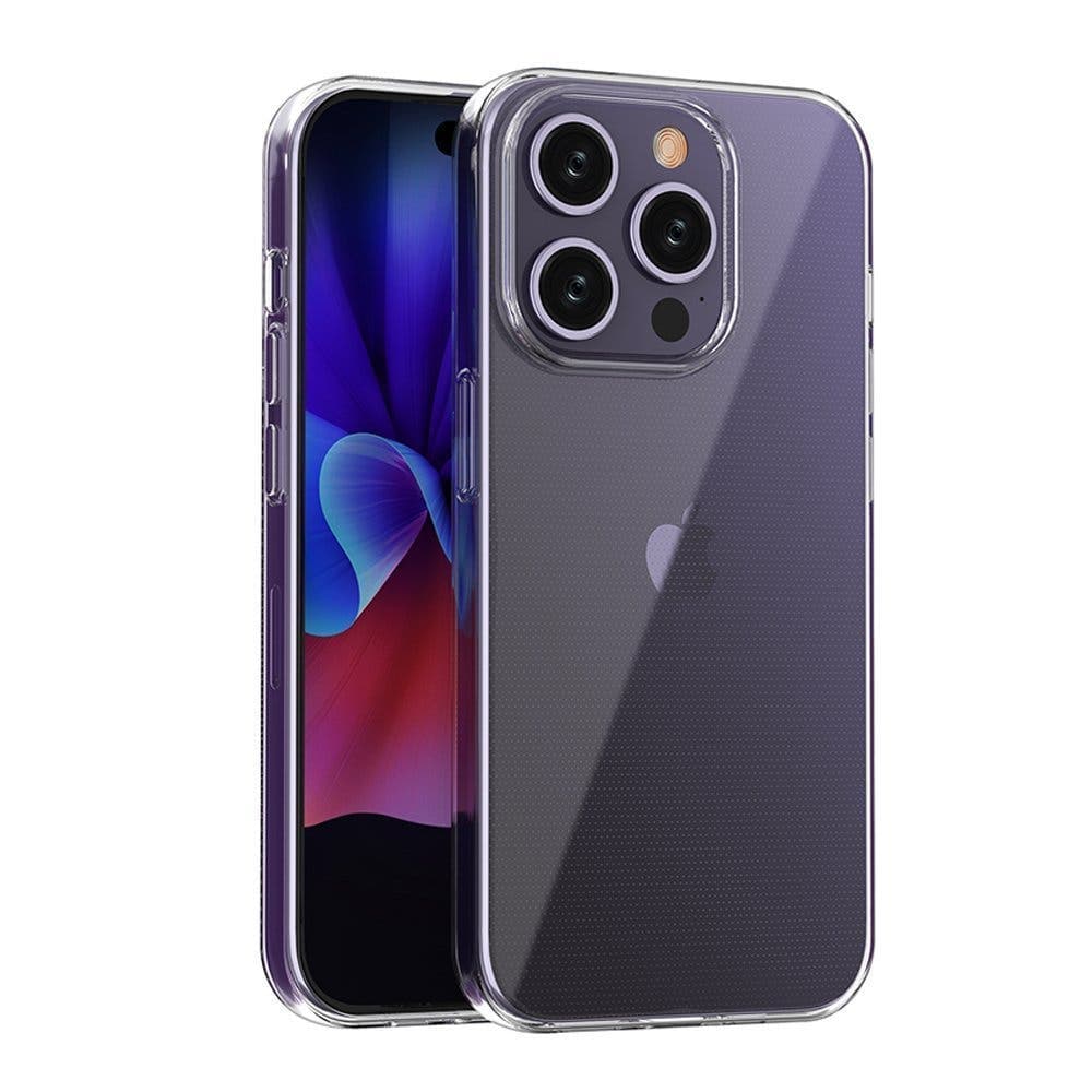 [Paket] iPhone 14 Pro Skal + 9H Härdat Glas Skärmskydd - Transparent