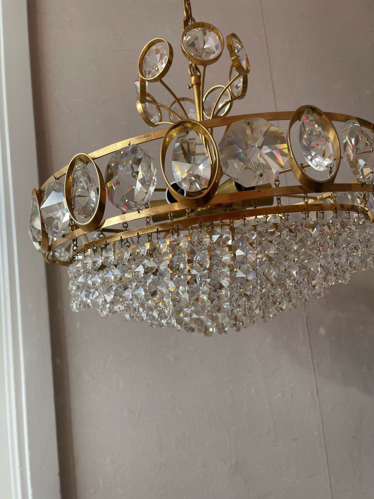 Elegant Kristallkrona