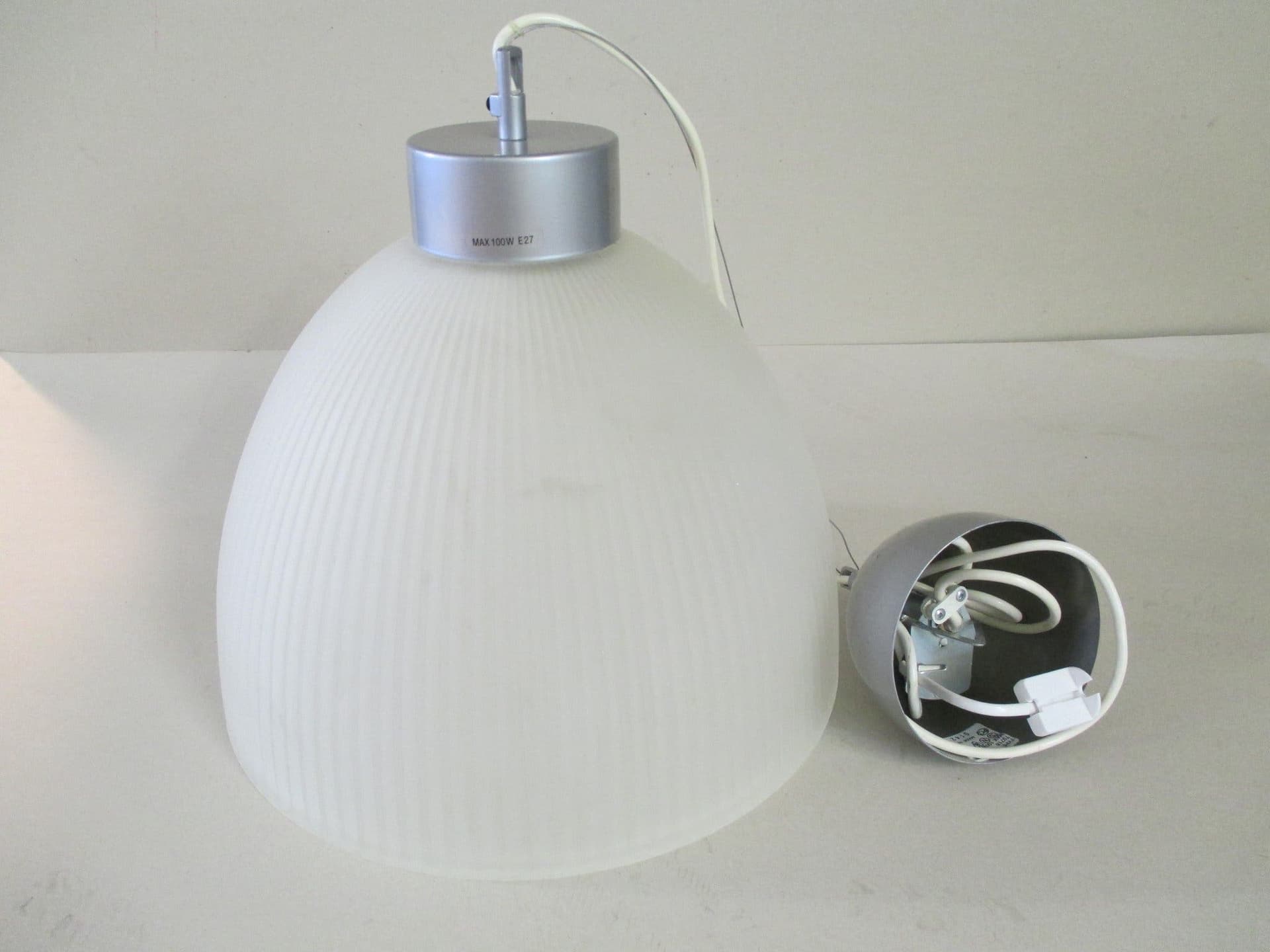 TAKLAMPA FROSTAD GLAS