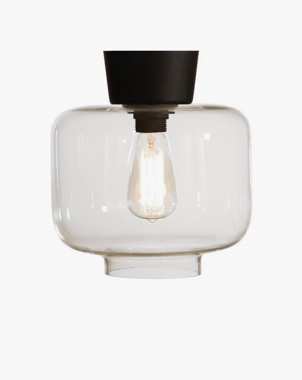 Globen lighting ”Ritz” taklampa / plafond i glas och svart