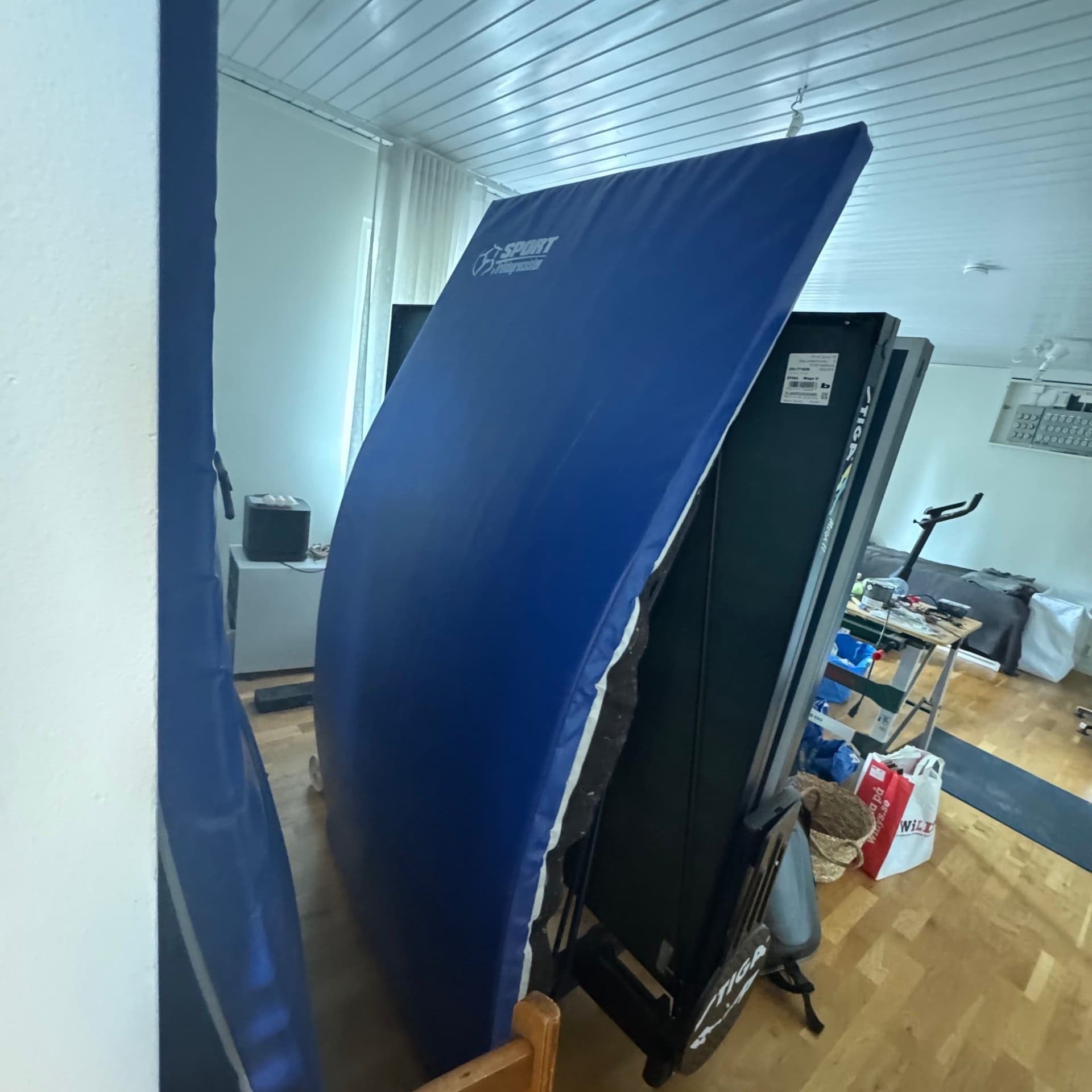 Blå Sport-Thieme gymnastikmatta