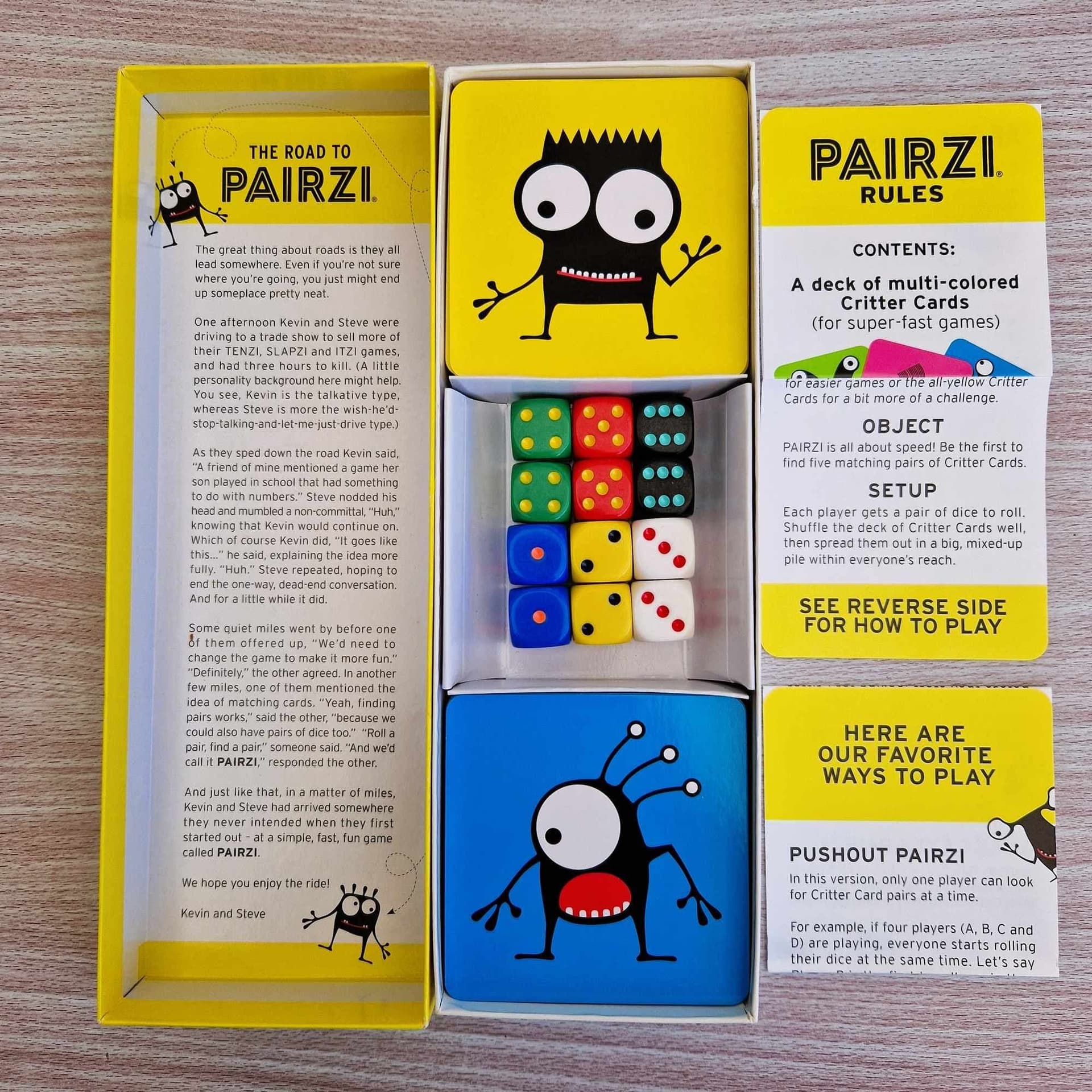 Pairzi Complete Family Board Game From The Creators Of TENZI