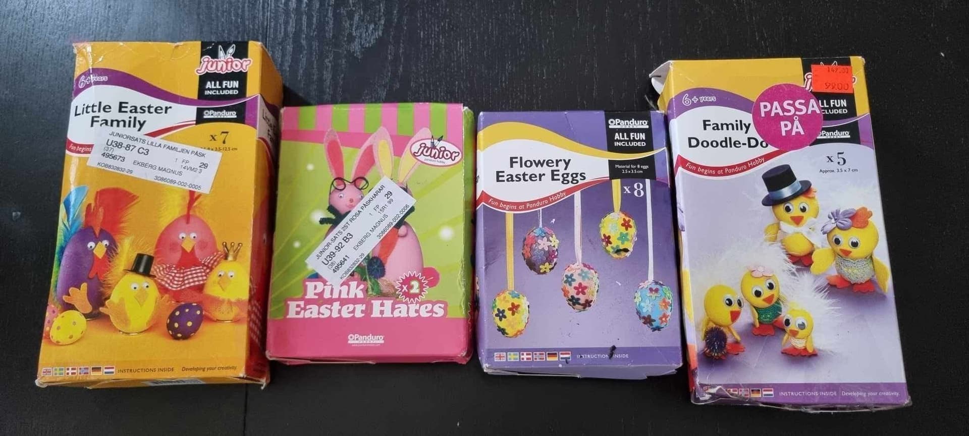 4 NYA Panduro Junior Påsk pysselset