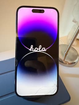 iPhone 14 pro 128 gb (deep purple) m hörlurar