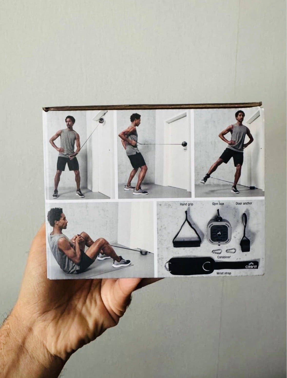 Crivit Gym In A Box - Kompakt dragkabeltränare