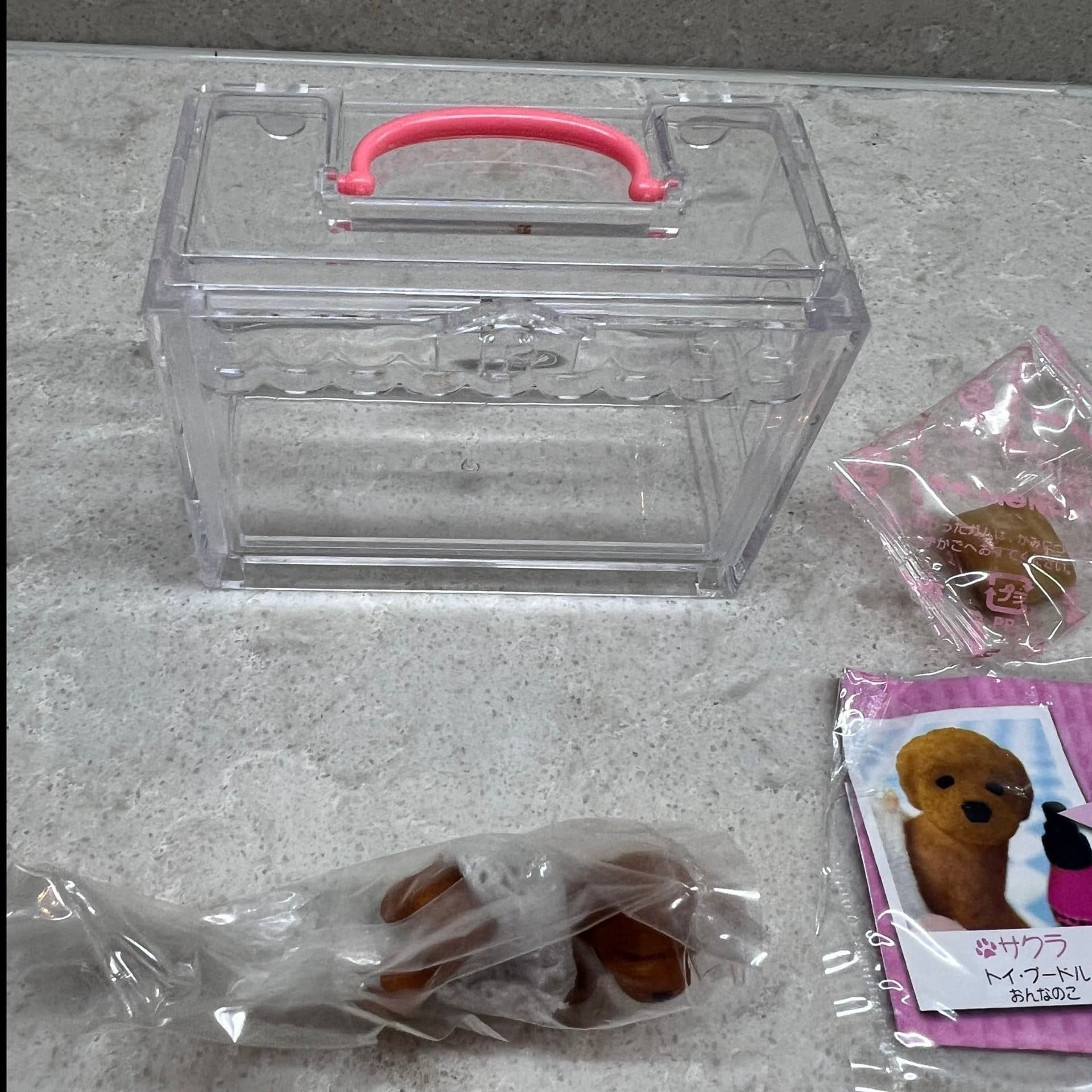 Re-Ment Miniatures - Brun Toy Poodle - Dockhusminiatyr - 2007 skala 1:6