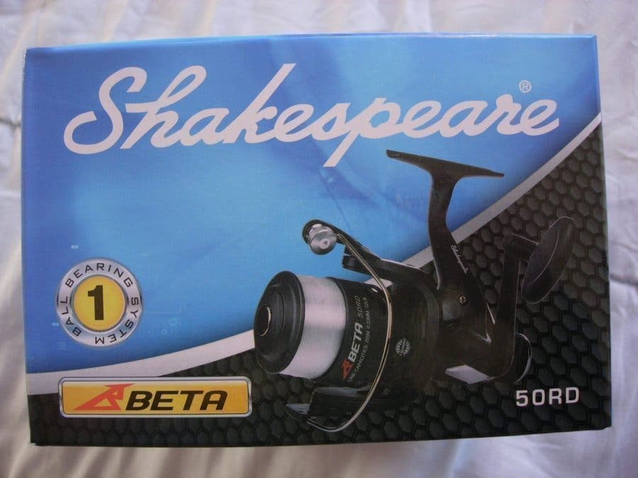 NY SHAKESPEARE Beta 50RD Haspelrulle med bakbroms och stor spole på spolad lina