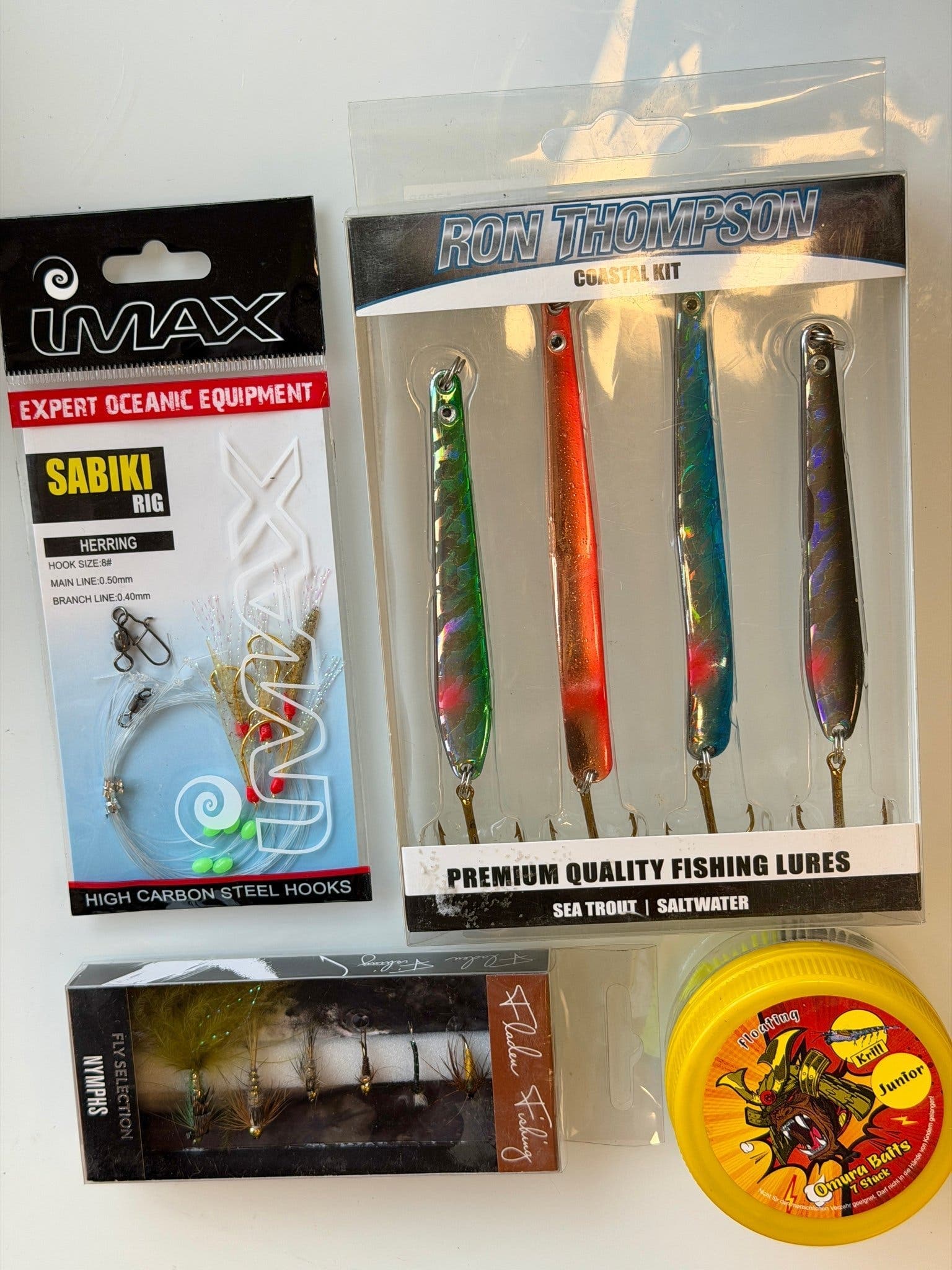 Fiskepaket för havsöring & makrill - Ron Thompson, Fladen m.m.