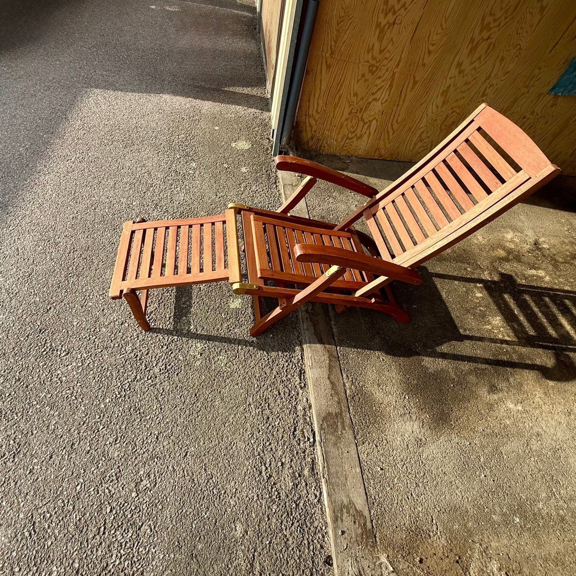 Solsäng med fotpall fynd pris …