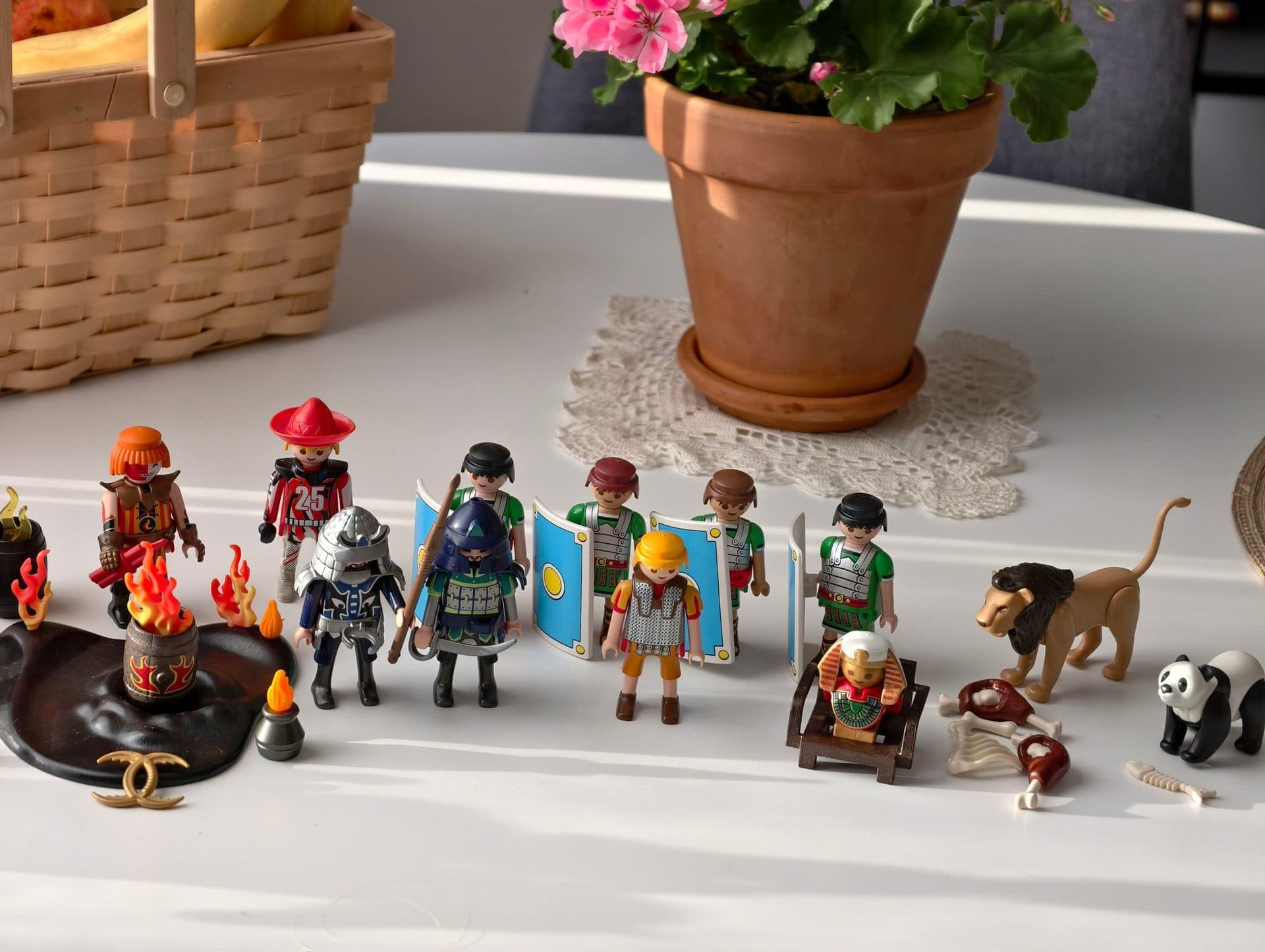 Stort Playmobil Riddare & Krigare Paket – Samurajer, Romare & Djur