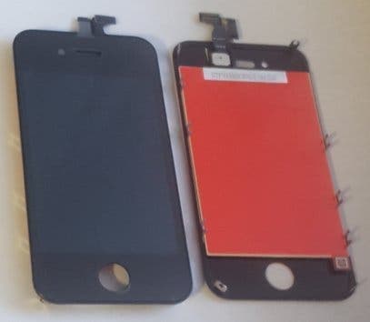 iPhone 4 skärm, original, svart
