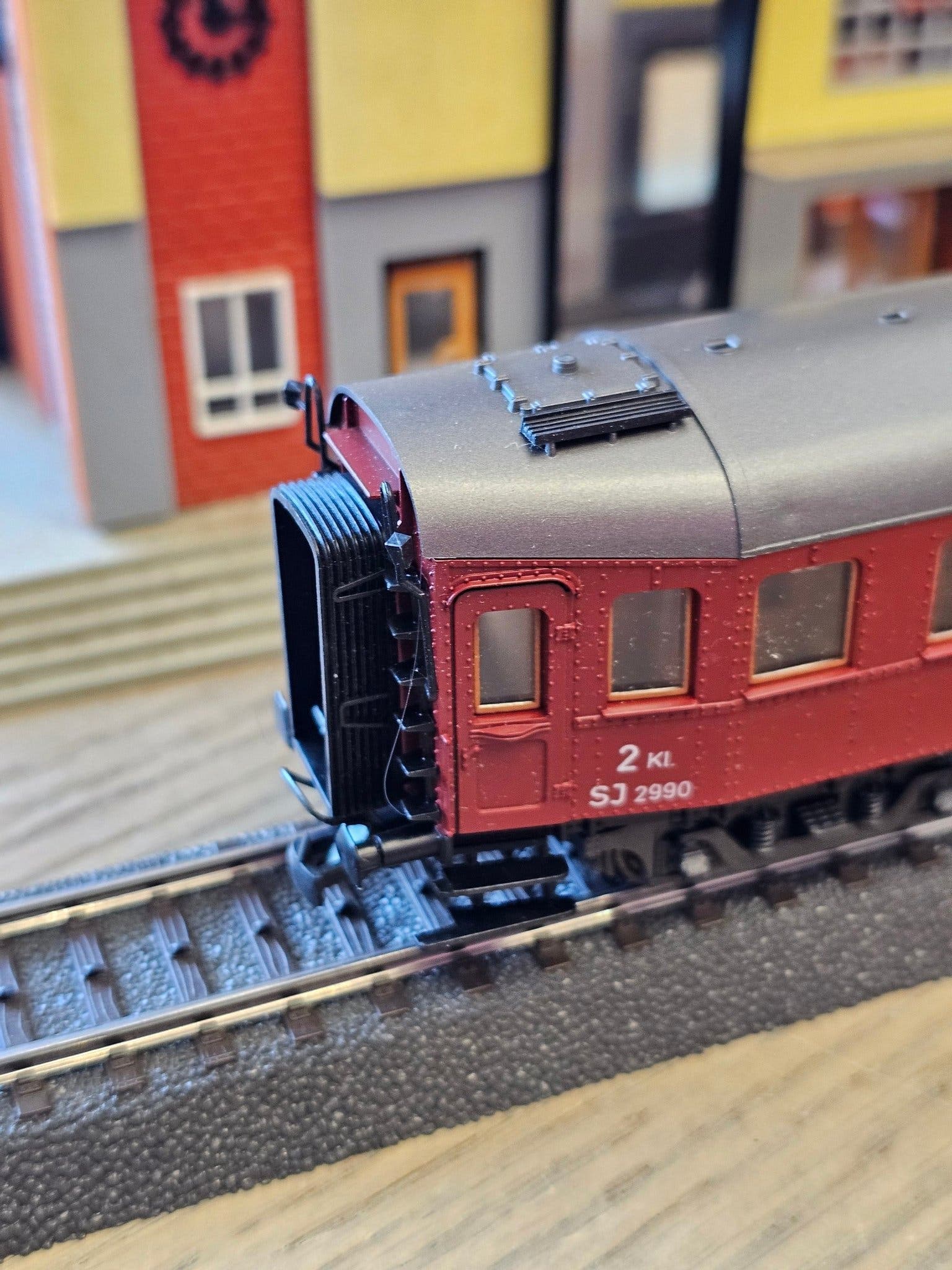 Roco H0 svensk vagn SJ 4289B med dekalark