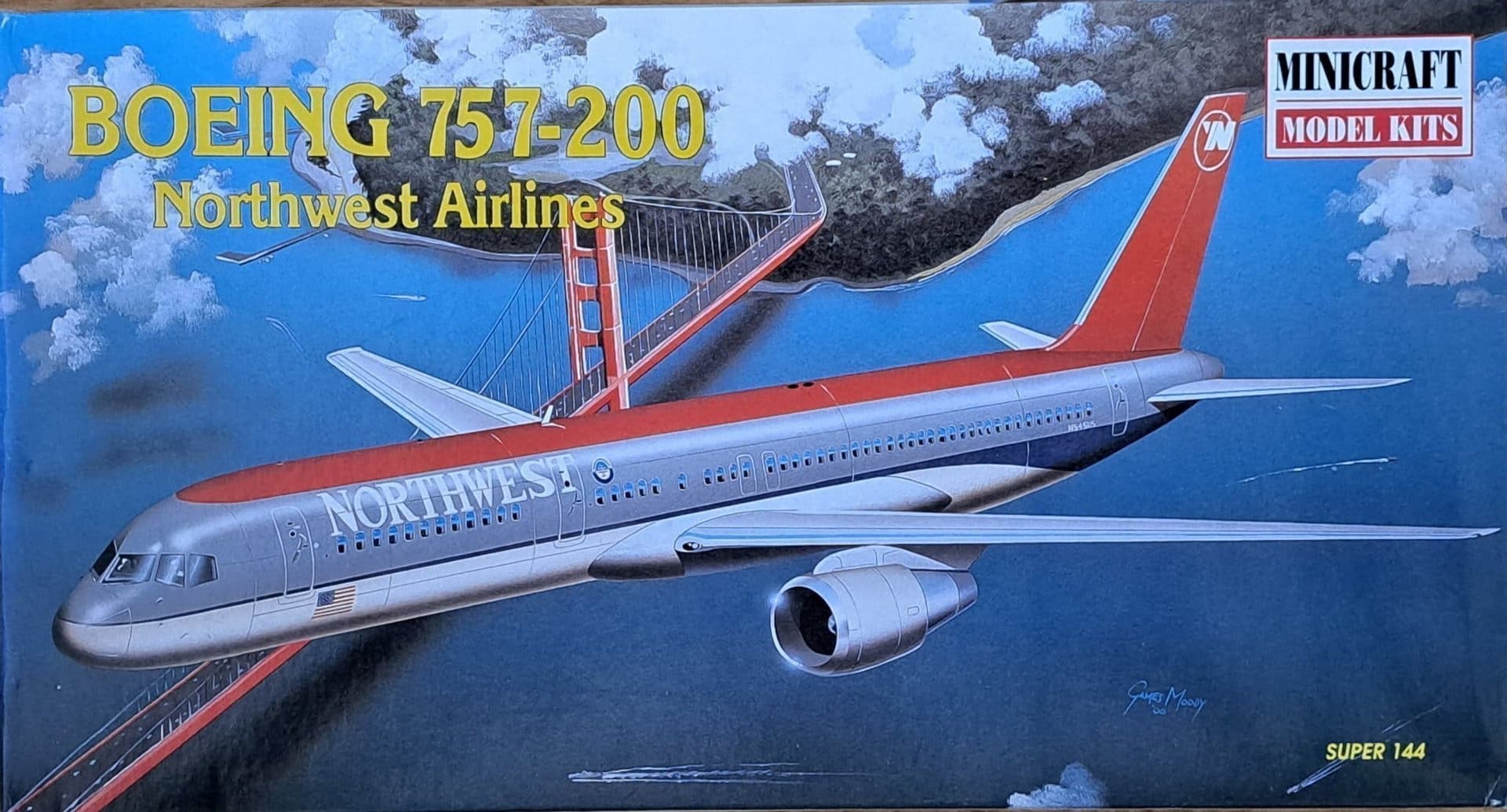 Minicraft 1/144 / Boeing 757-200 Northwest Airlines