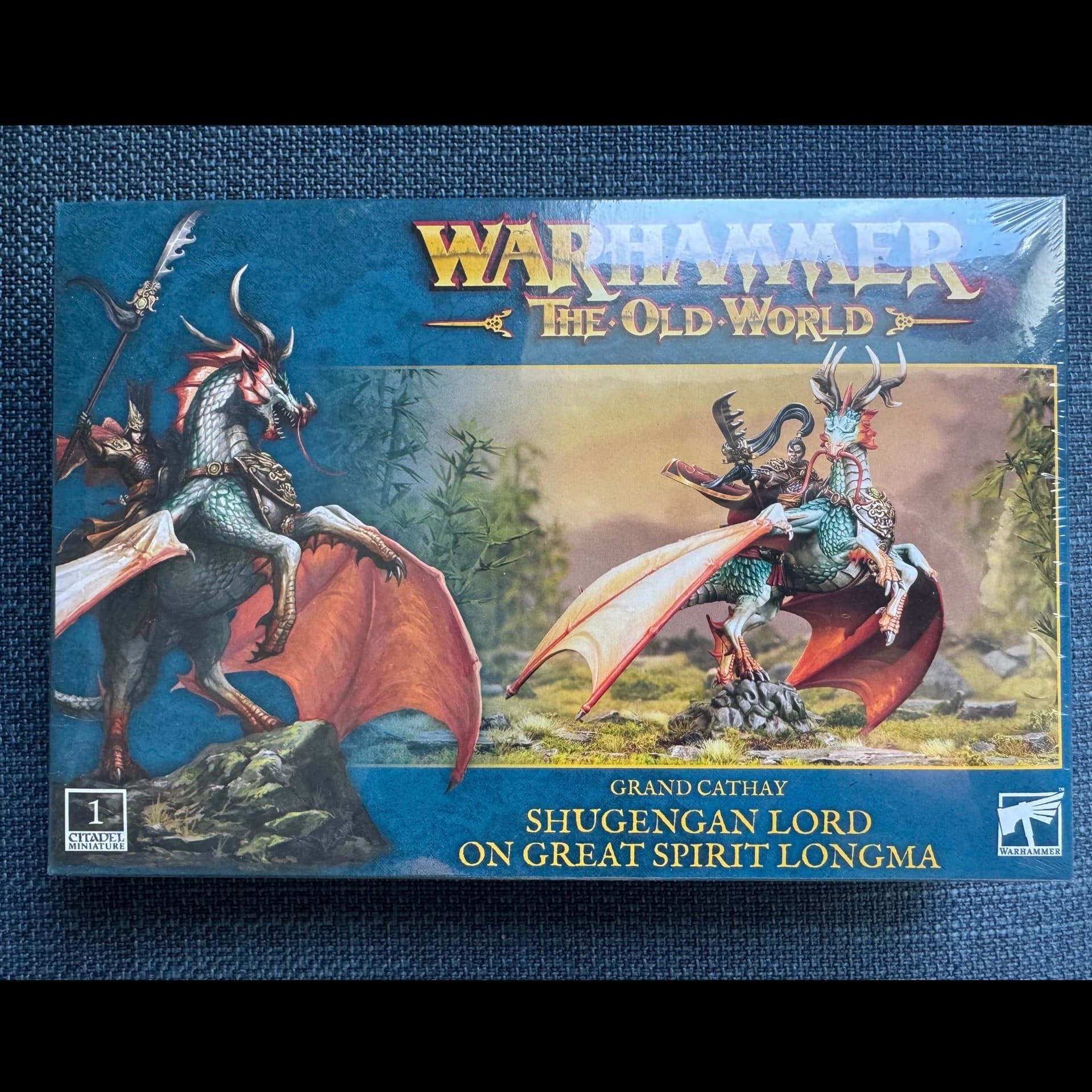 Warhammer The Old World: Shugengan Lord on Great Spirit Longma