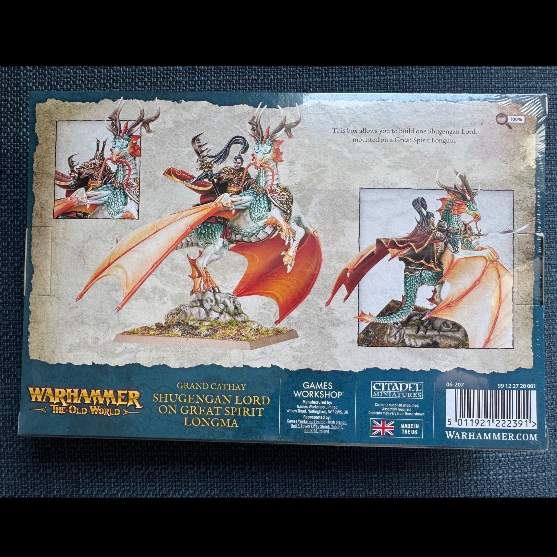 Warhammer The Old World: Shugengan Lord on Great Spirit Longma