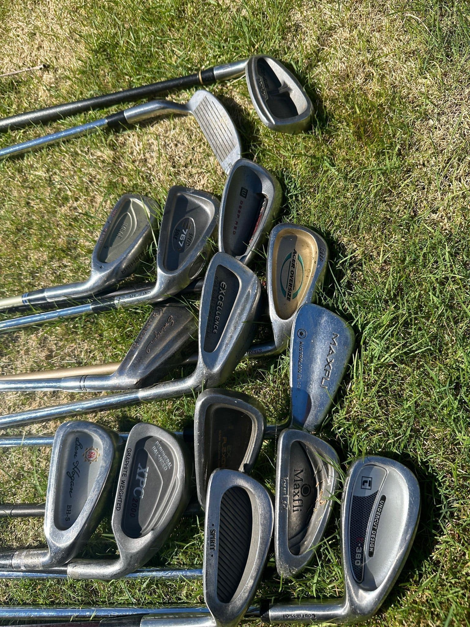 Golfklubbor, blandade modeller