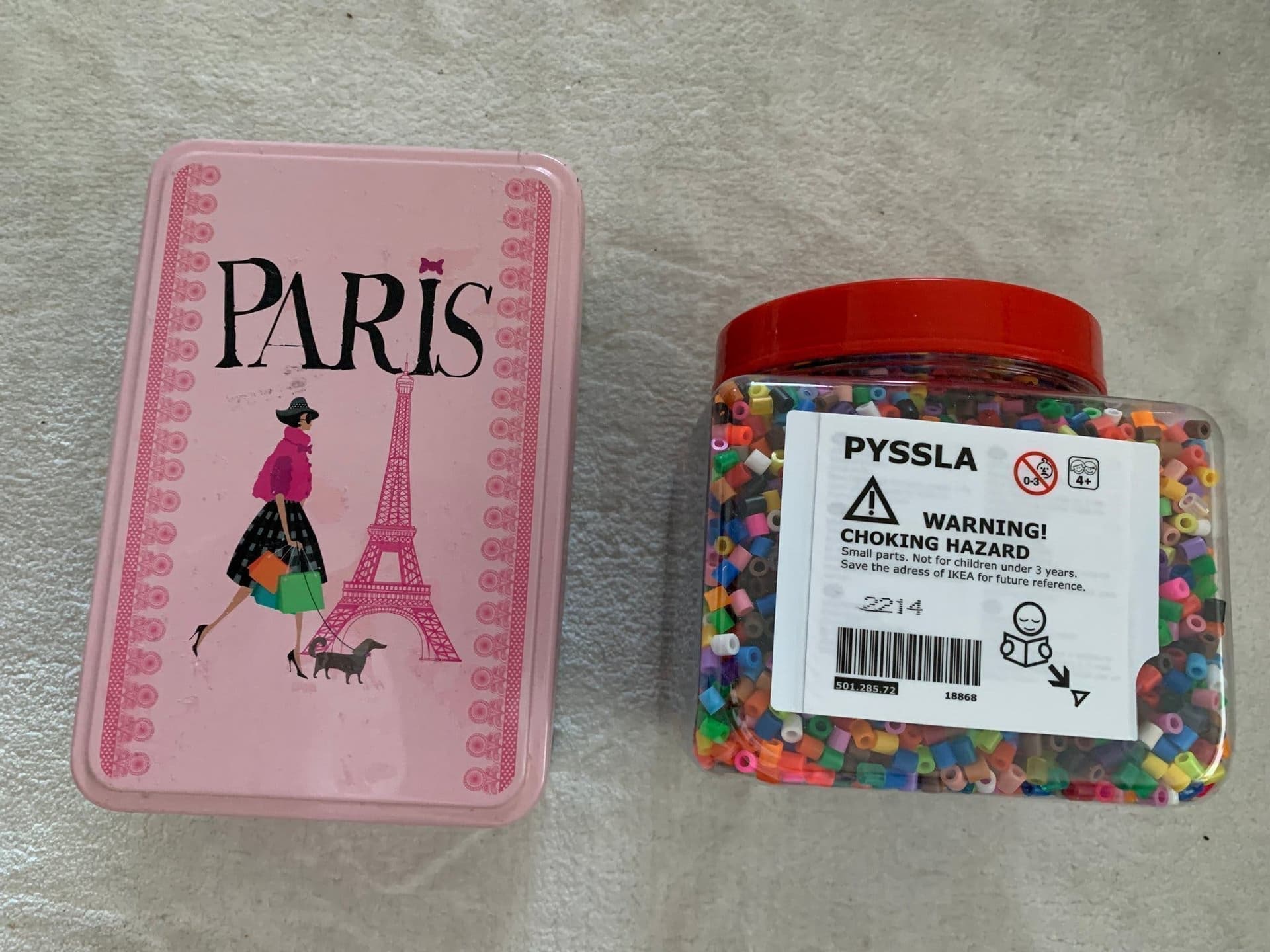 Ikea Pyssla Pärlor och pärlplattor