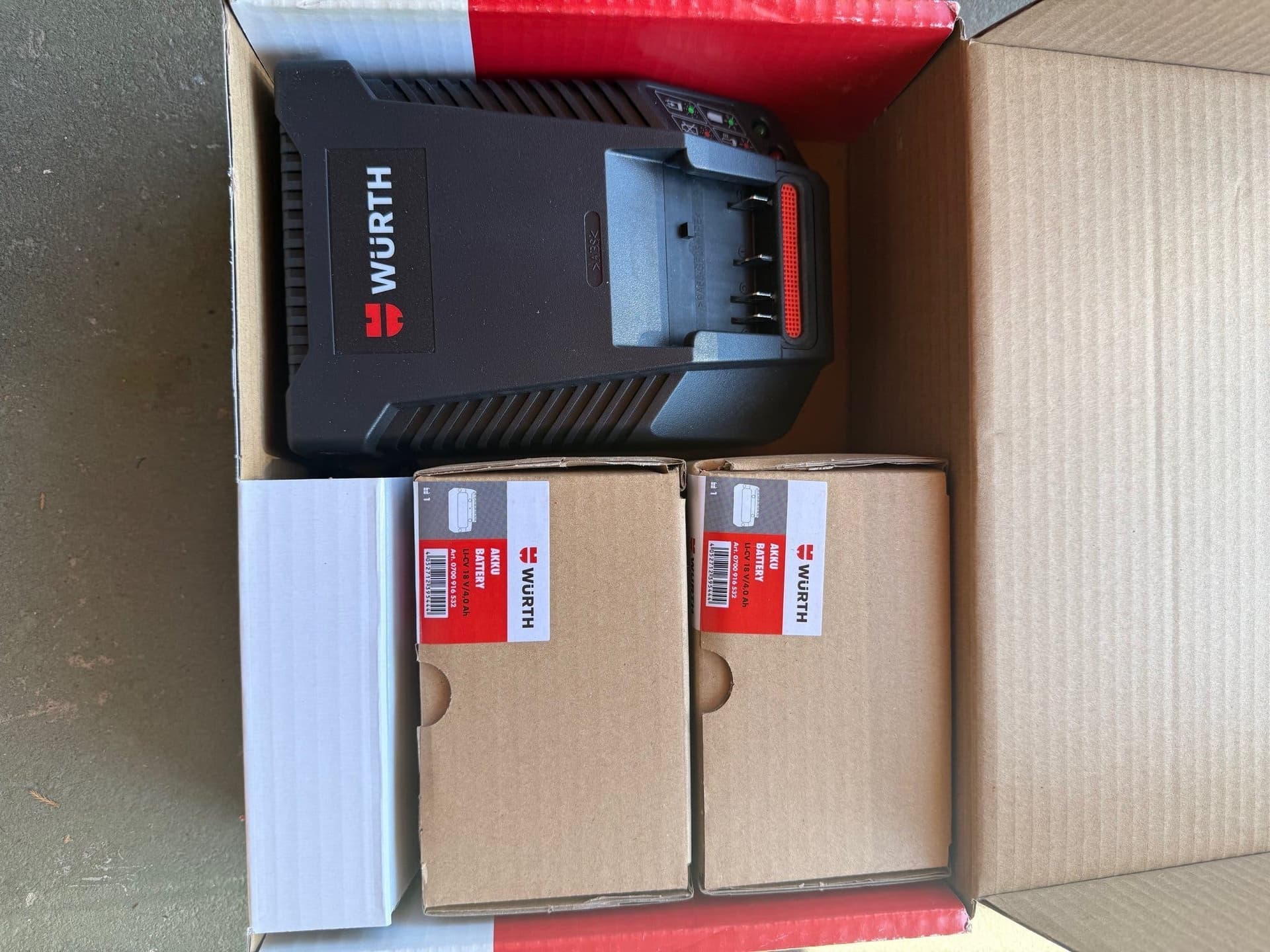 Wurth Powerpack 18V Laddare och Batterier