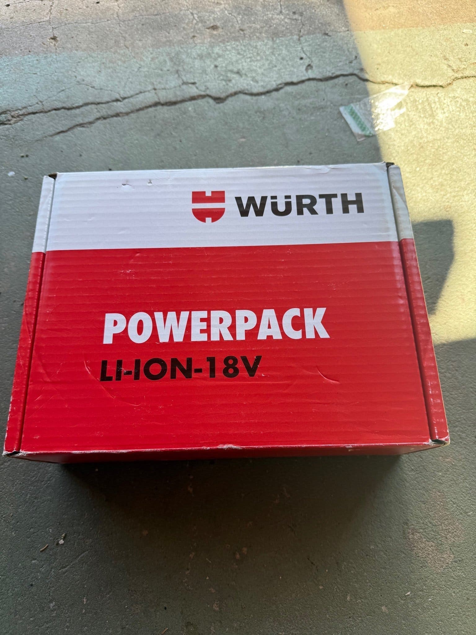 Wurth Powerpack 18V Laddare och Batterier