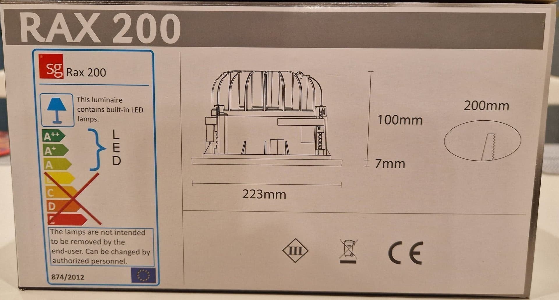 Led takspotlights