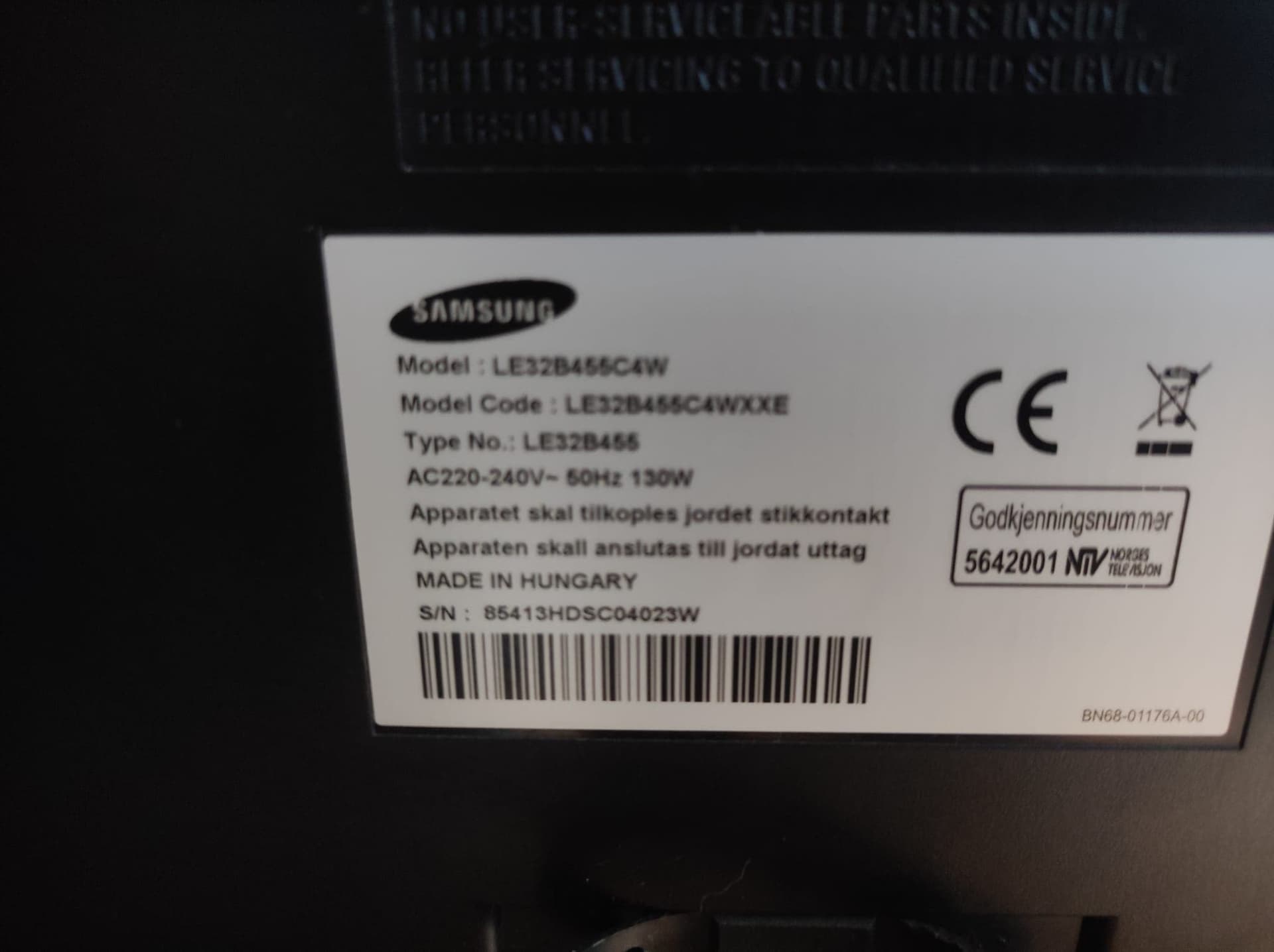 Samsung 32" skärm/ PC Monitor TV 32 tums HD Ready LCD-TV Digit