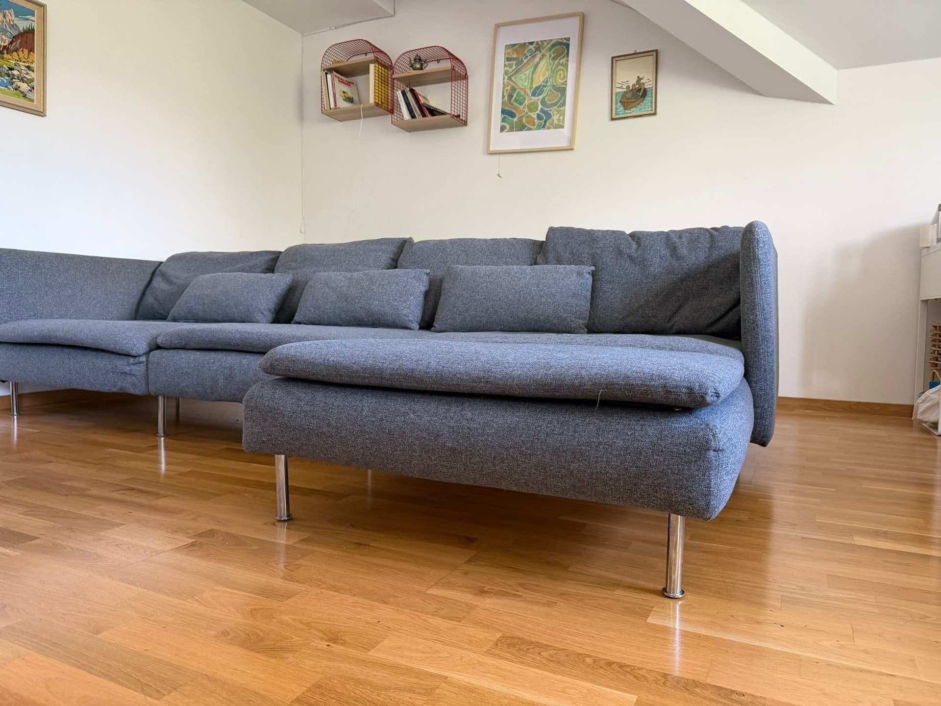 Ikeas Söderhamn grå divansoffa, Jag kör hem den gratis