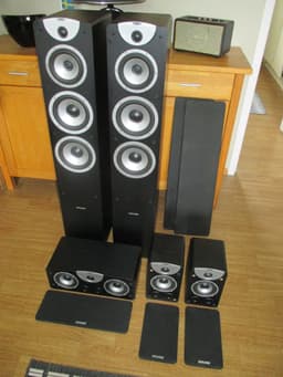 Dynavoice Magic F-7 EX V3 5.0 högtalarpaket. Bra skick.