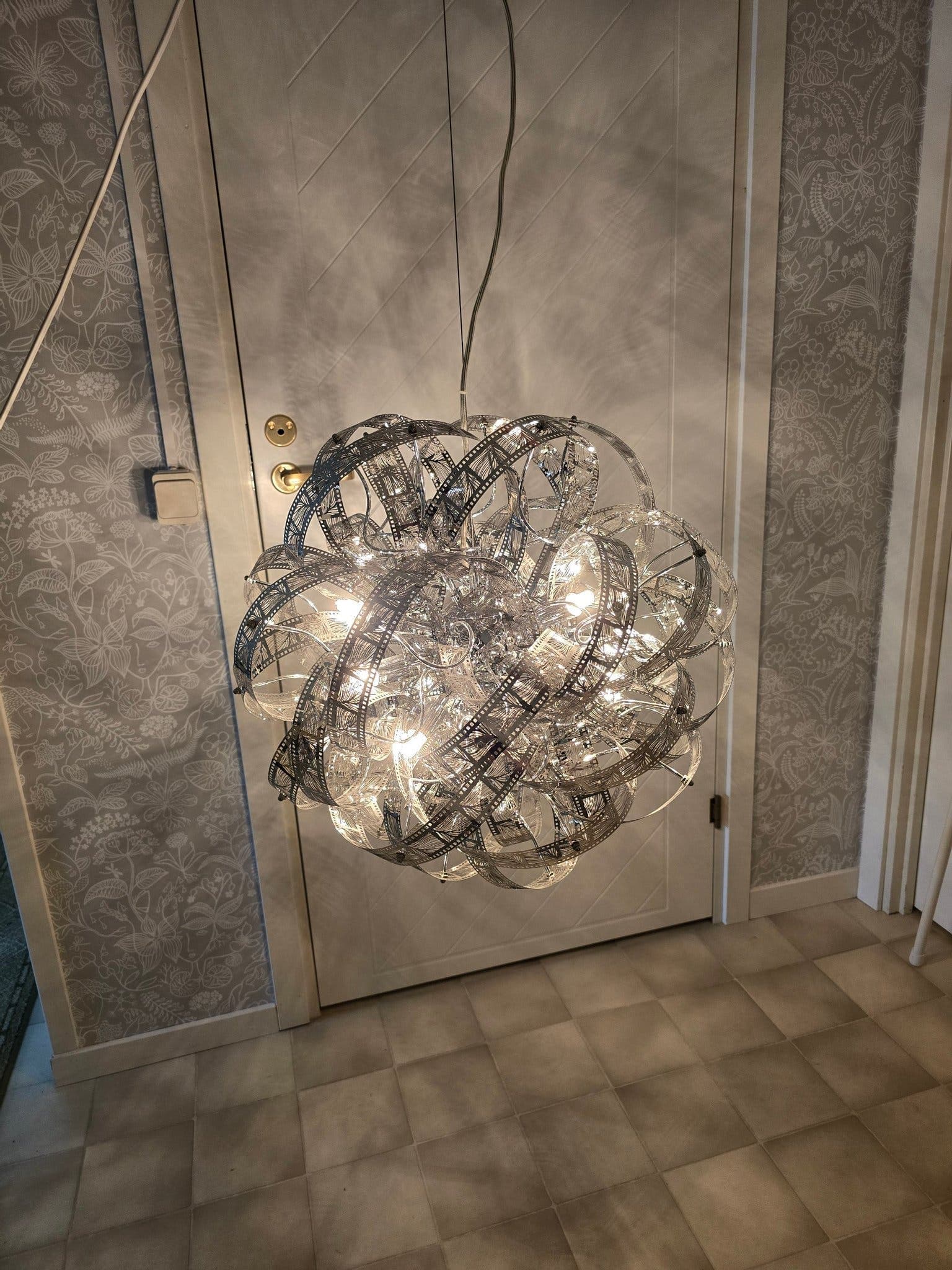 Taklampa med filmremsdesign, 9xG9 max 40W