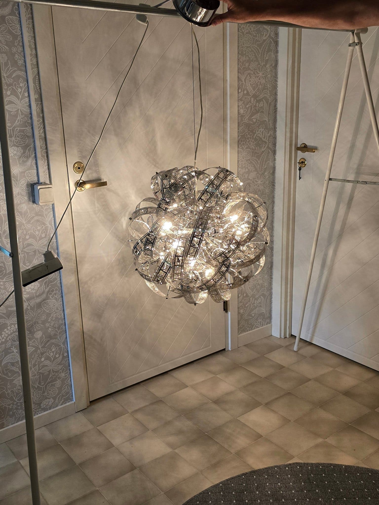 Taklampa med filmremsdesign, 9xG9 max 40W