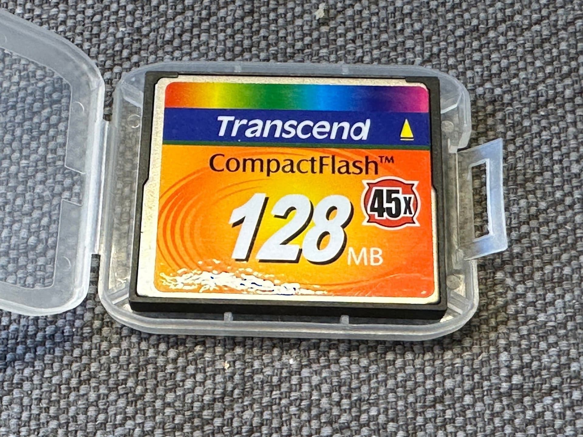 Transcend CompactFlash 128 MB 45x cf
