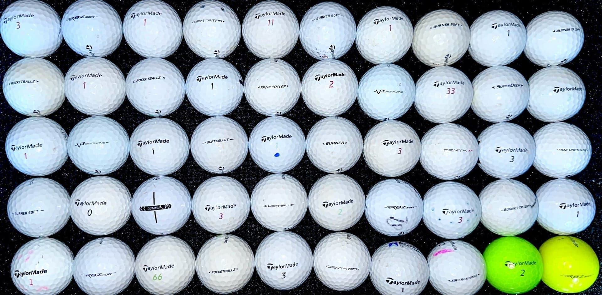 Taylormade golfbollar mix 50st
