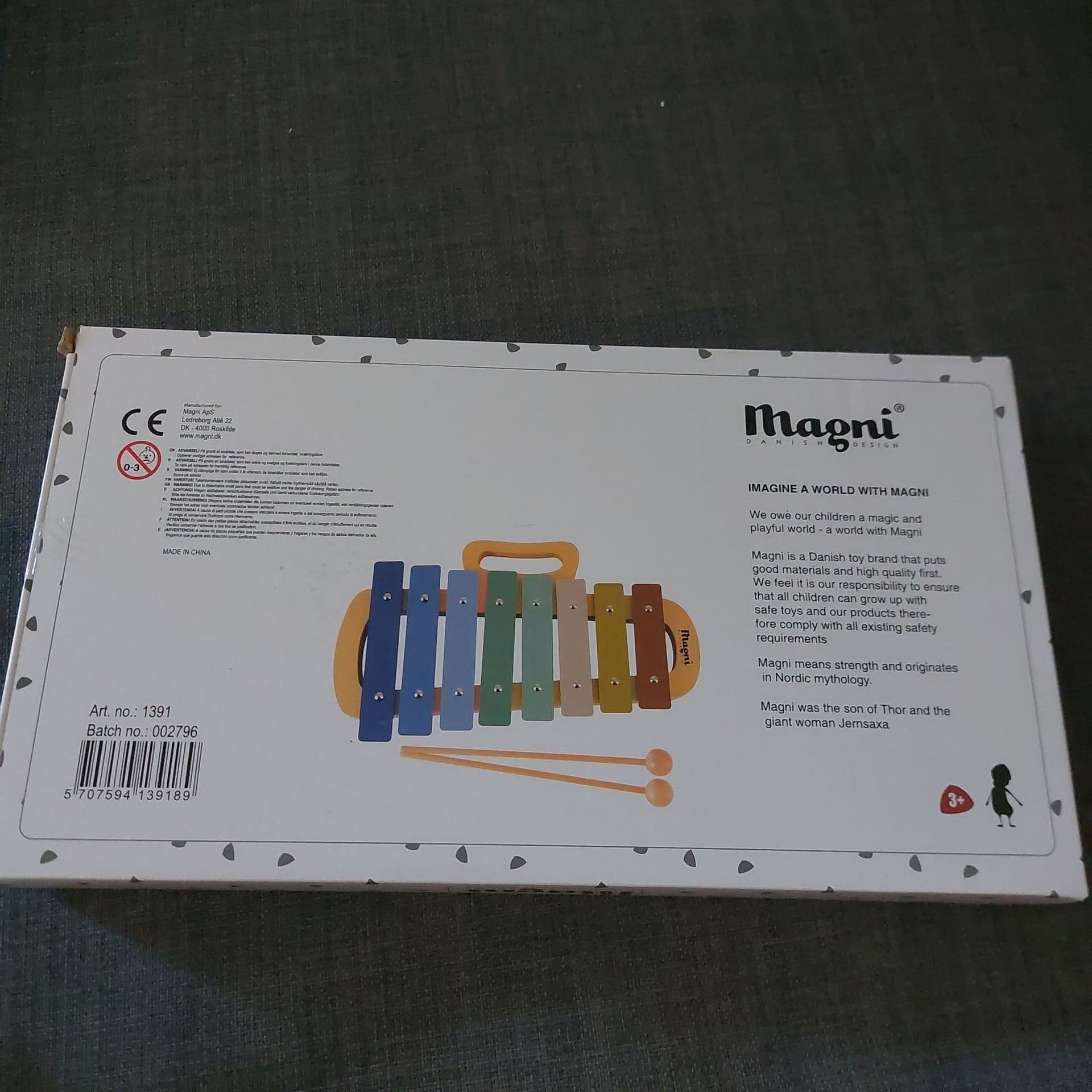 Magni Xylofon med musikblad