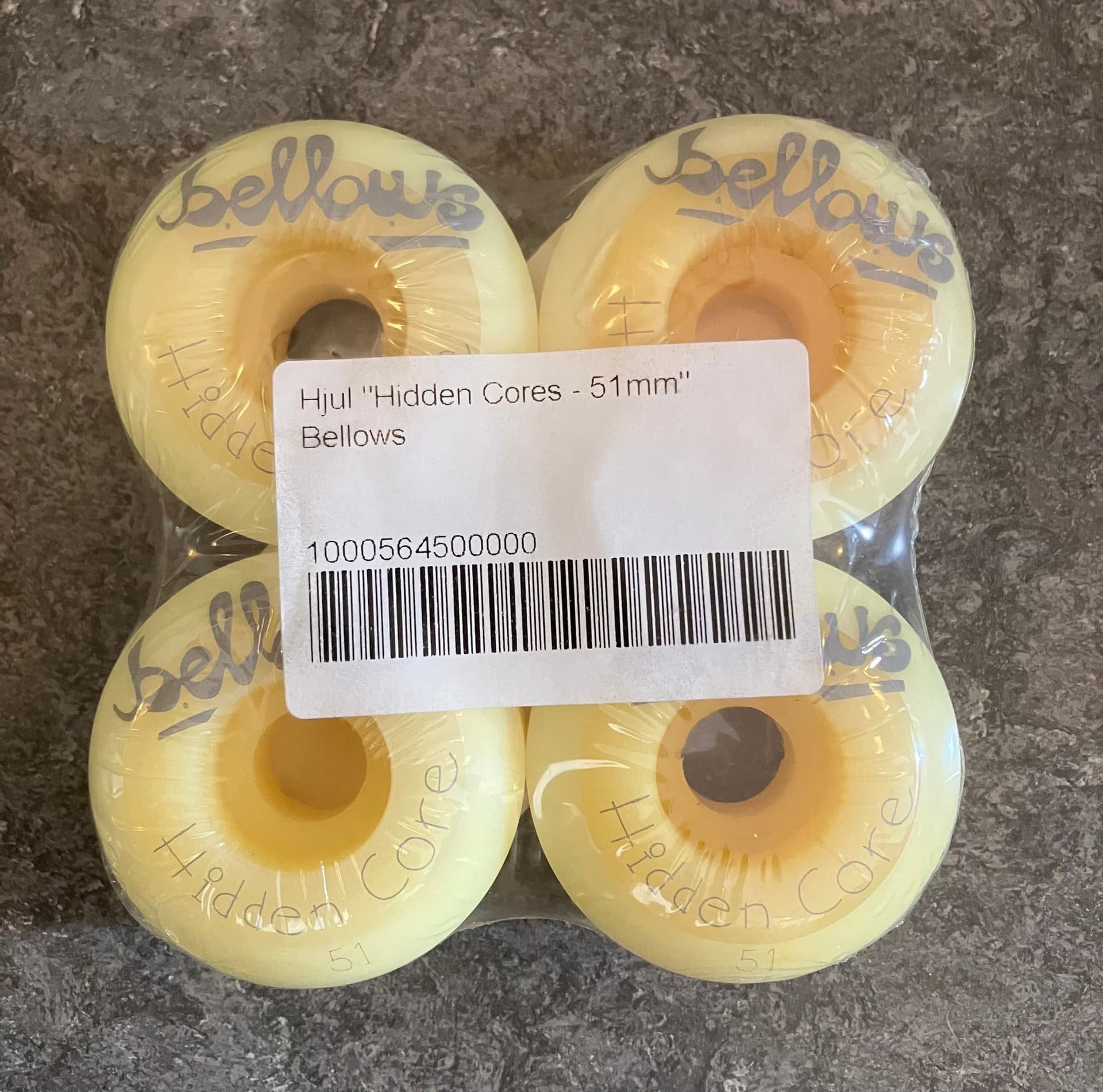 Oöppnade Bellows Hjul "Hidden Cores" - 51mm skateboardhjul skateboard