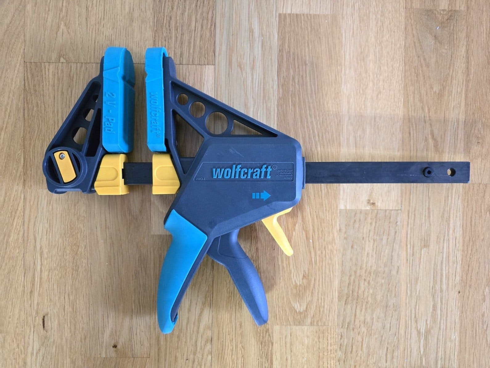 2 st Nya WOLFCRAFT Enhandstvingar PRO 100-150 mm,