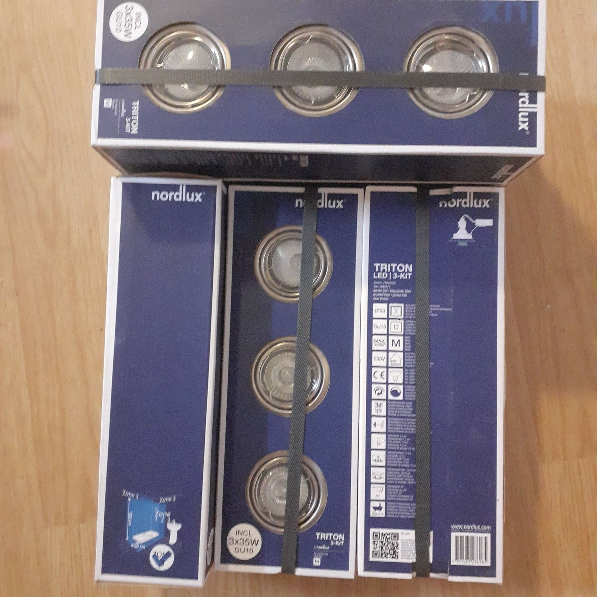 Nordlux Triton LED 3-kit spotlights