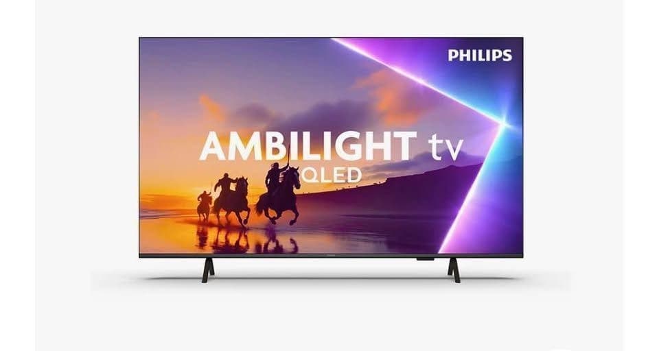 SÄNKT PRIS - FYNDA! PHILIPS - 4K Ambilight QLED TV 43” *NY* Modell: 43PUS8450/12