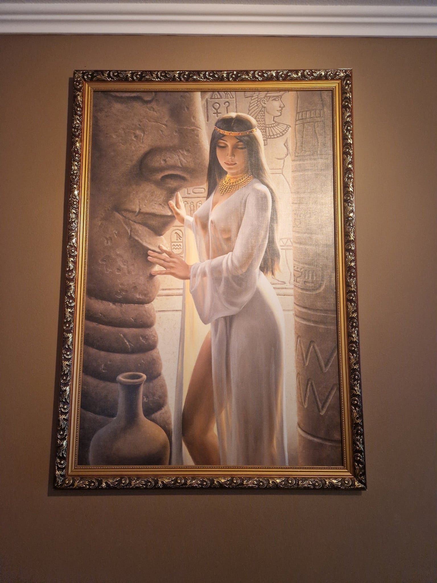 Tavla med egyptiskt motiv