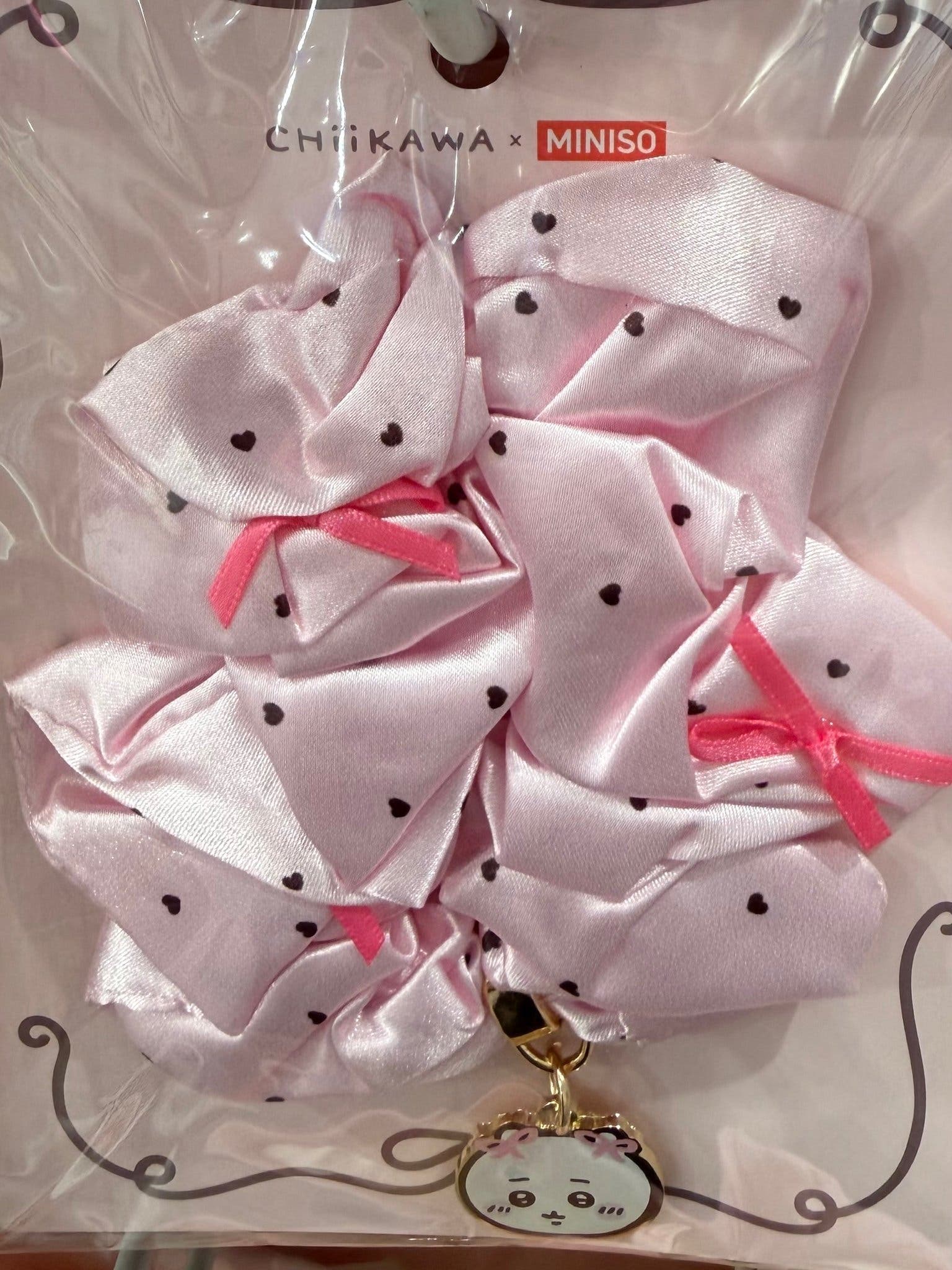 Chikawa hårsnodd scrunchie rosa håraccessoar Official