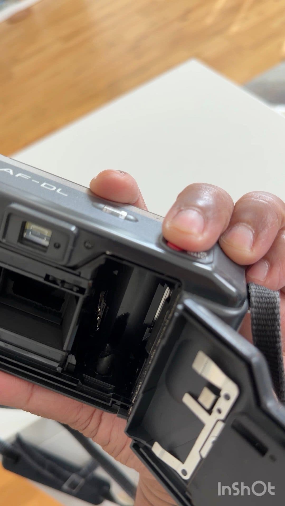 Rare silver color Minolta AF-DL dual lens 35mm Point & Shoot Camera