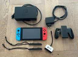 Nintendo Switch konsol med Joy-Cons