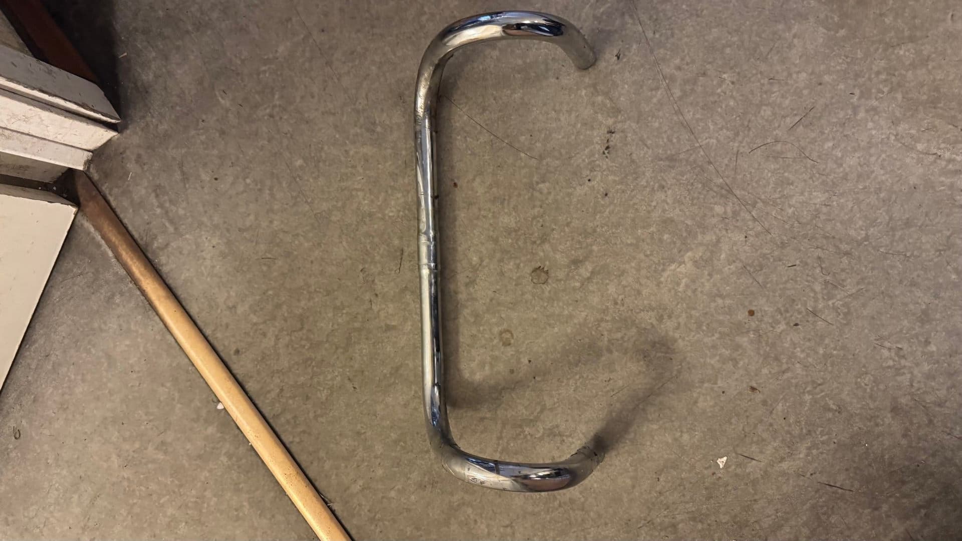 Cykelstyre / bockstyre. Krom. 41 cm
