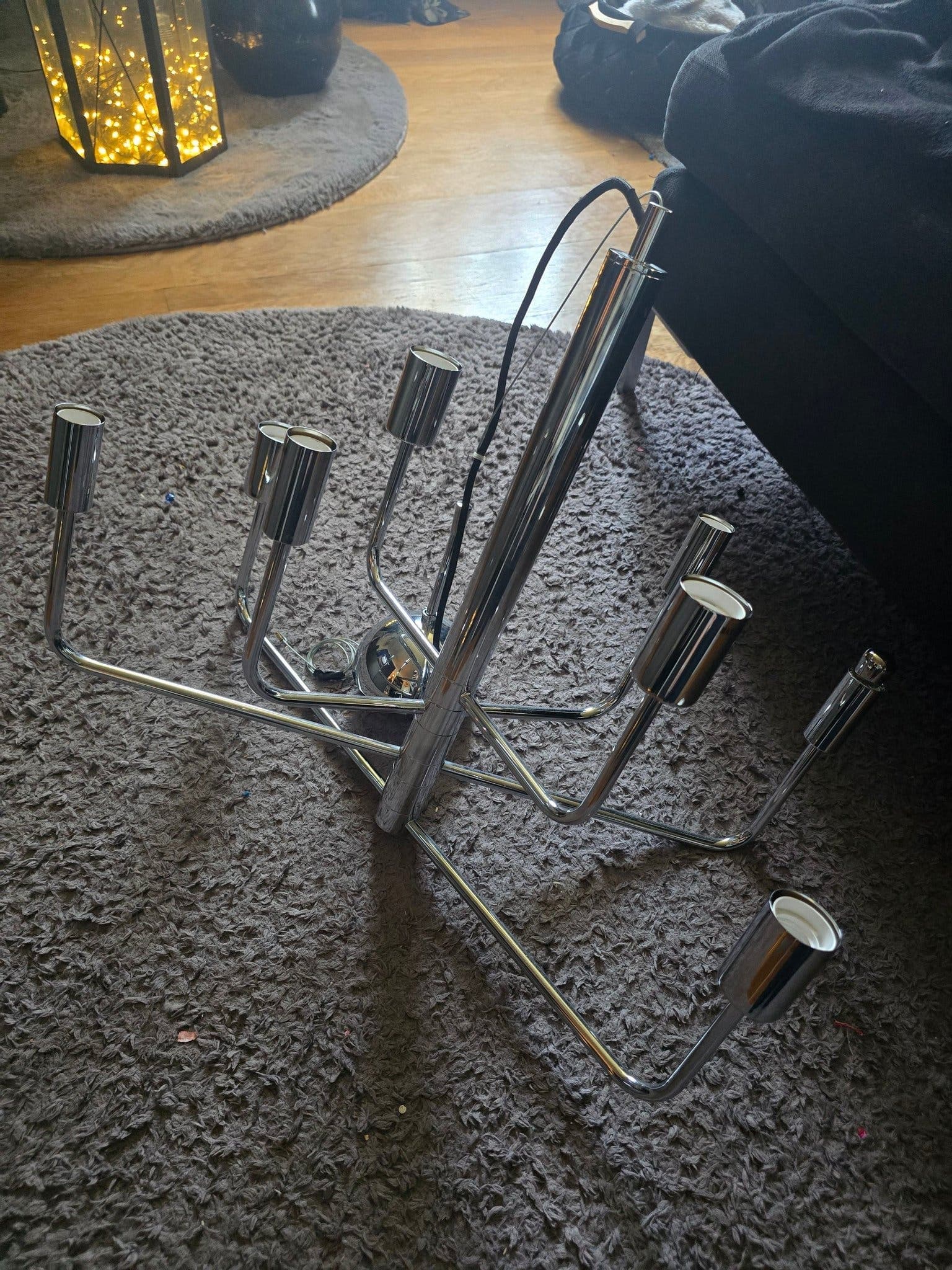 Random taklampa Kromfärgad med 8 ljuskällor by rydens (utgått)