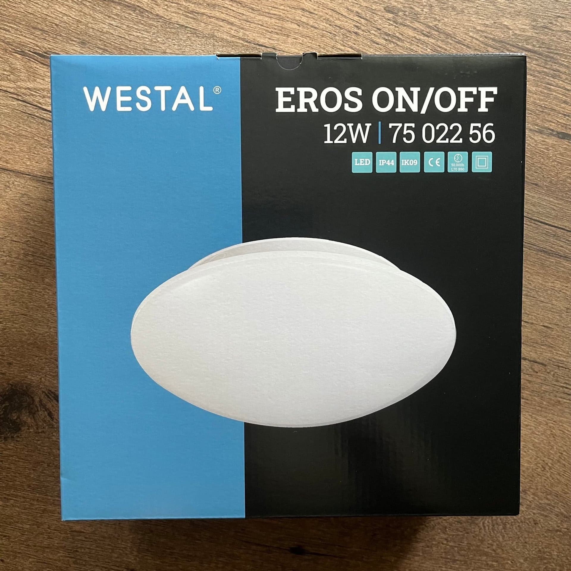Westal Eros ON/OFF LED-plafond 12W IP44
